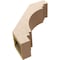 Ekena Millwork 5-inch W x 14-inch D x 14-inch H Pescadero Rough Cedar Woodgrain TimberThane Knee Brace, Primed BRCUR05X14X14PECRCPR - alternate 6